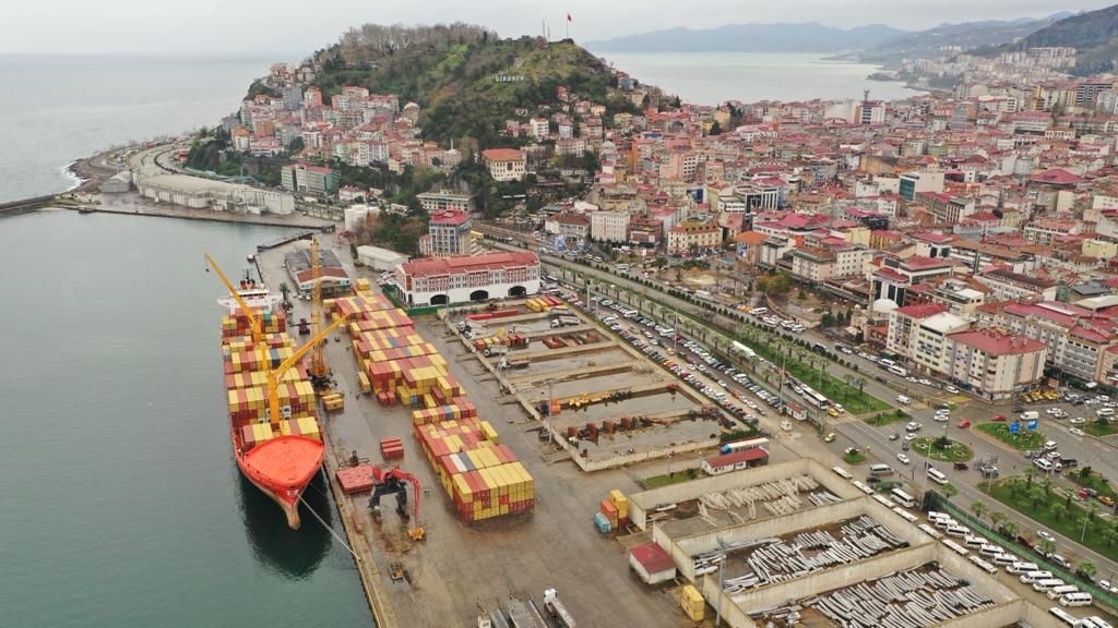 Giresun Limanı Karadeniz’de konteyner taşımacılığının merkezi olacak