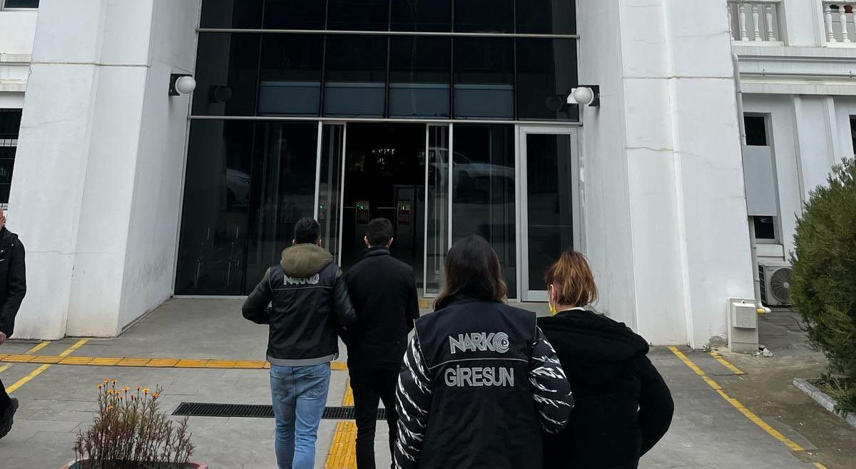 Giresun’da uyuşturucu operasyonu: Suçlular arasında kadınlar da var