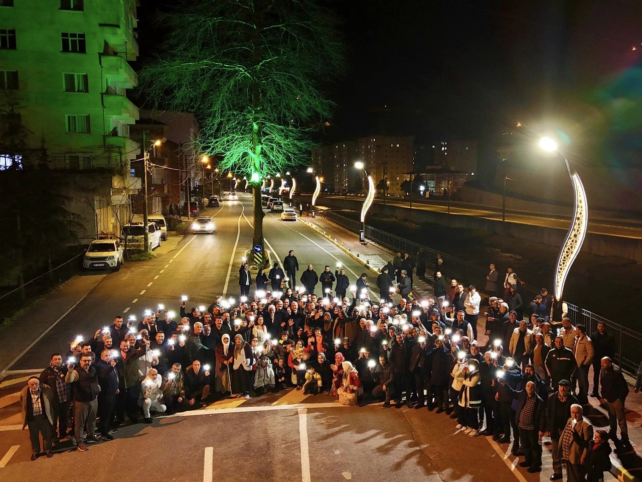 Giresun Çıtlakkale’de Sönmez Caddesi Yenilenerek Işıldadı