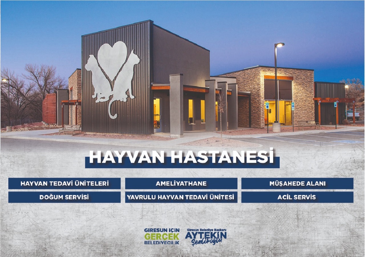 Giresun’da Bir İlk: Hayvan Hastanesi kuruluyor