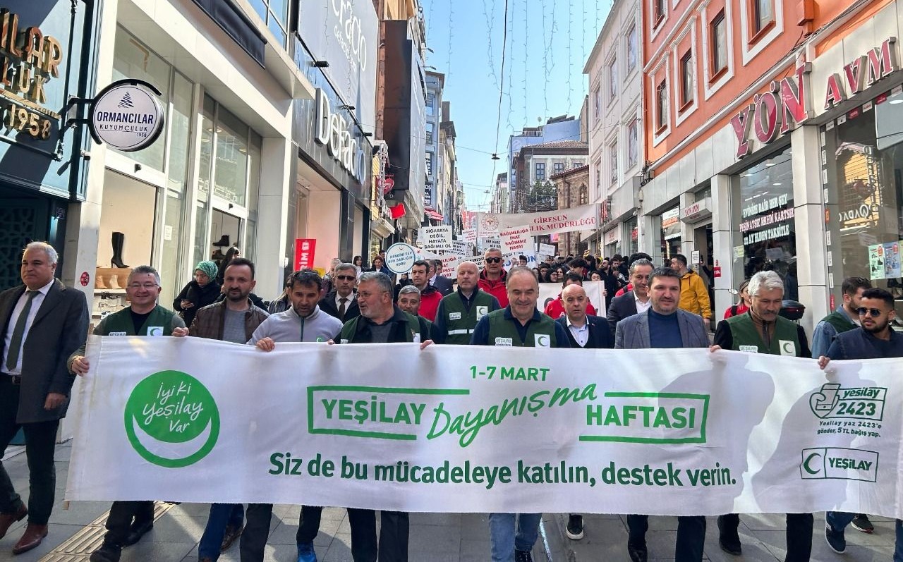 Giresun’da ‘Yeşilay Haftası’ kutlandı