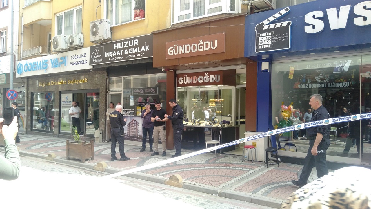 Giresun’da Kuyumcu Soygunu