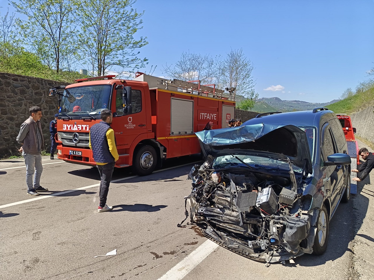 Ordu’da Trafik Kazası 5 Yaralı