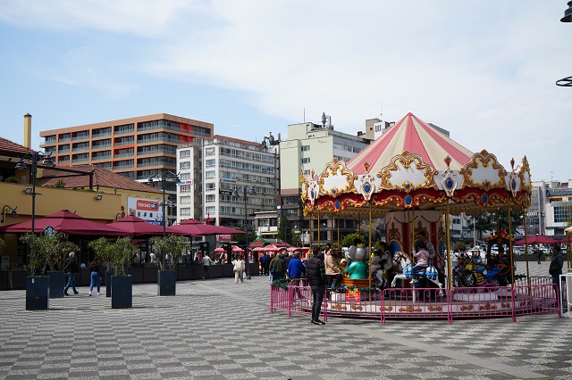 Samsun'da Çarşı Pazarda Bayram Hareketliliği