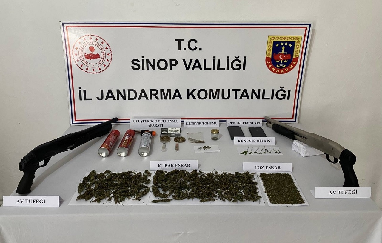 Sinop’ta Büyük Uyuşturucu Operasyonu: 3 Gözaltı