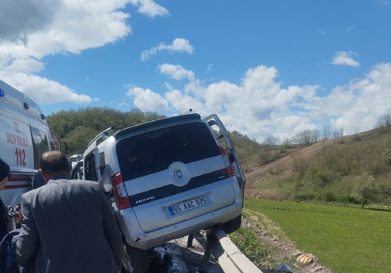 Samsun’da Trafik Kazası: 5 Yaralı