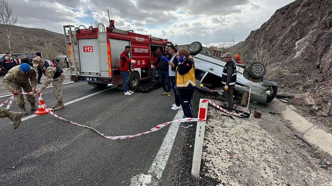 Gümüşhane Kelkit’te Trajik Kaza: Bir Ölü, Bir Yaralı