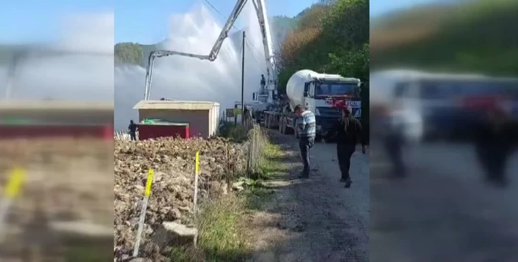 Giresun Ülper Köyü’nde Ana Su Hattı Patladı!