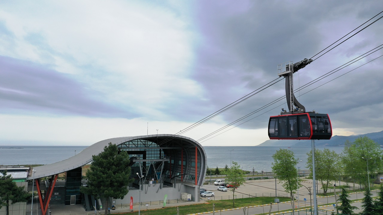 Trabzon’da Teleferik Kurtarma Tatbikatı Gerçekleştirildi