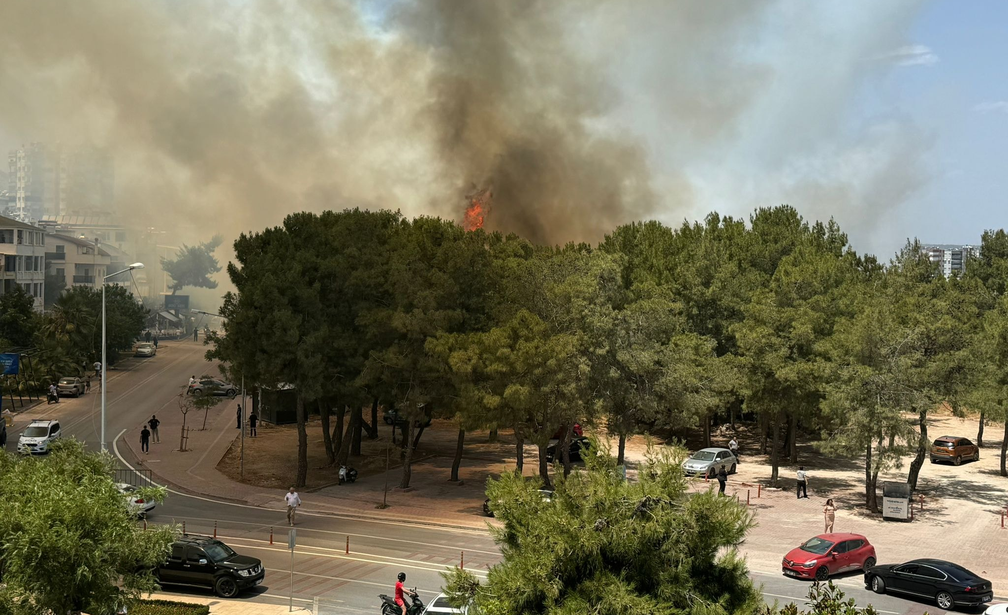 Antalya’da Orman Yangını Büyüyor: Kreş Tahliye Edildi! Müdahale Sürüyor