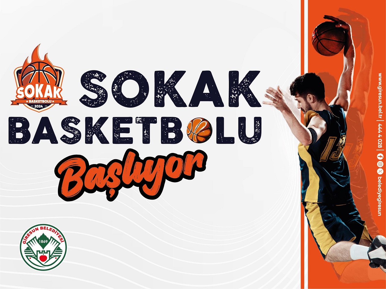 Giresun’da Sokak Basketbolu Heyecanı Başlıyor