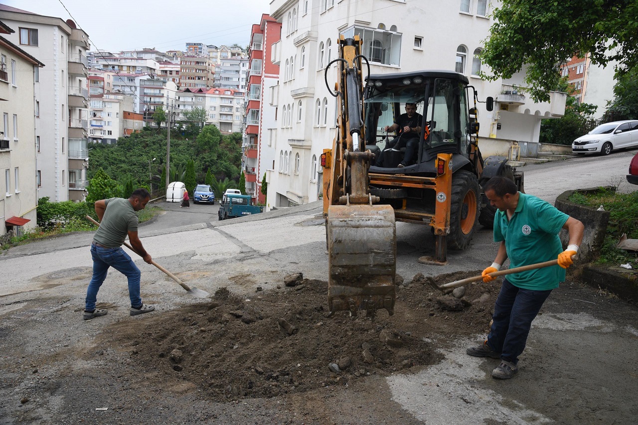 Giresun Belediyesi Üstyapı Çalışmalarını Hızlandırdı