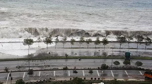 Giresun’da Olumsuz Hava Koşulları Nedeniyle Denize Giriş Yasaklandı!