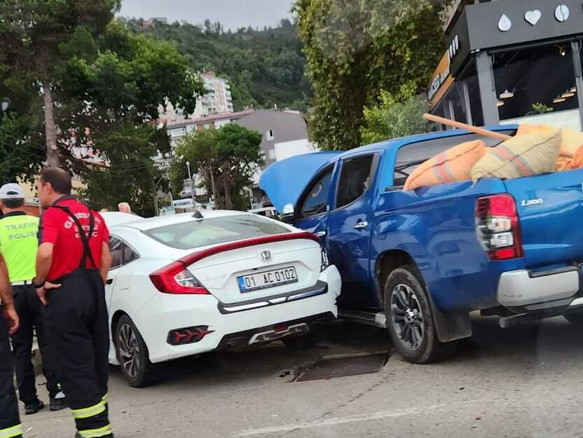 Giresun’daki İlginç Kazada 3 Kişi Yaralandı!