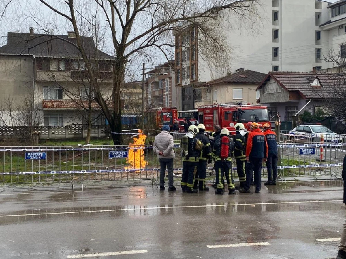“Kocaeli Kartepe’de Metro İnşaatında Metan Gazi Sızıntısı Yangına Sebep Oldu”