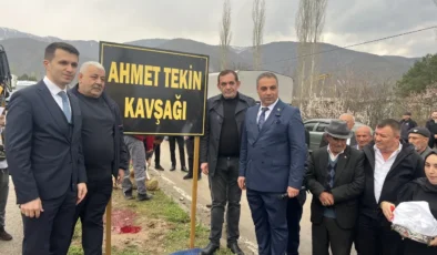 Akıncılarda Kavun Temalı Kavşak Trafiğe Açıldı