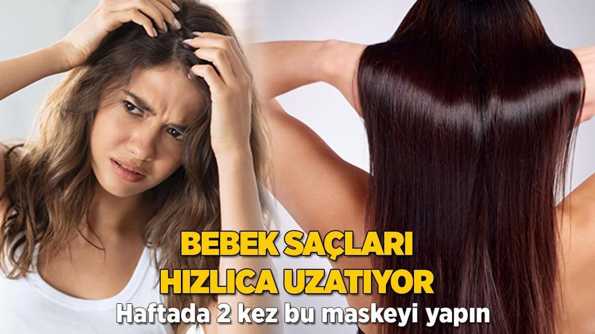 Bebek saçlar sırmaya dönecek! Değme vitamine taş çıkartır, ovarak sürün