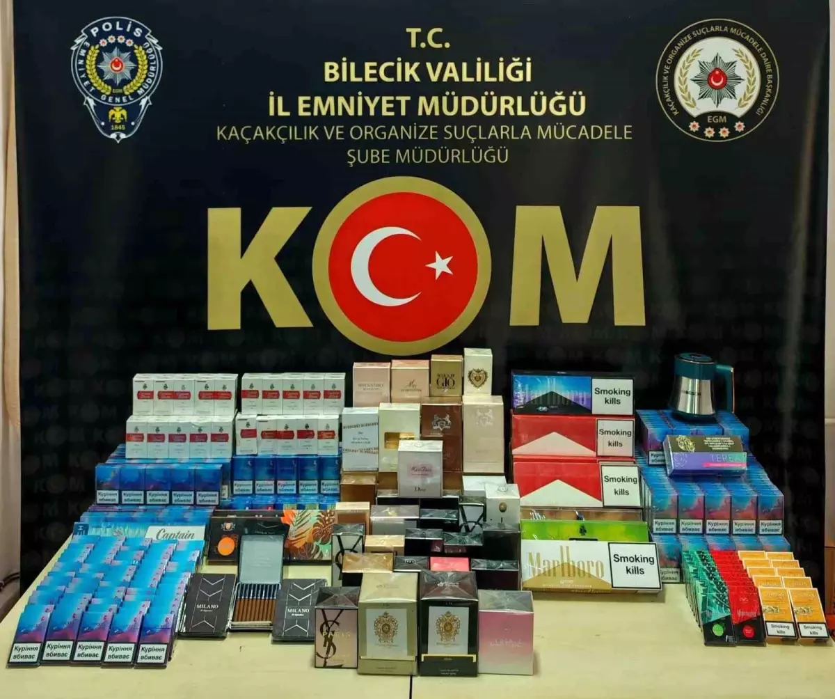 Bilecik’te Kaçakçılık Operasyonu