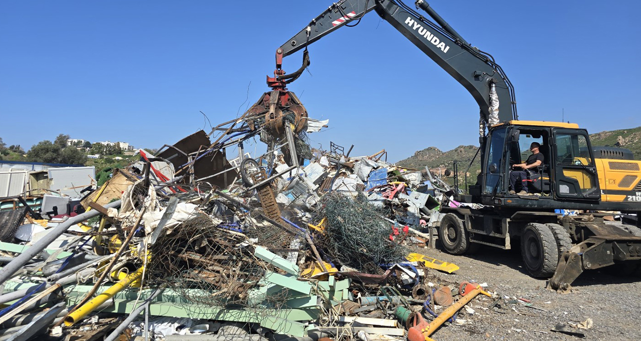 Bodrum Belediyesi’nden Ekonomiye ve Savunma Sanayiine Hurda Desteği