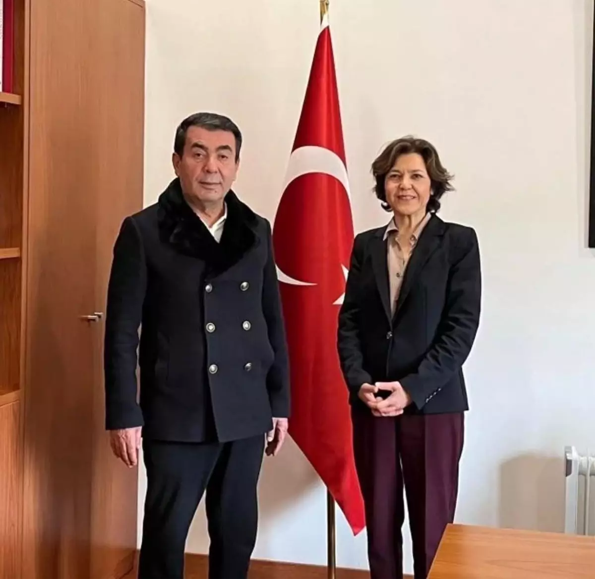 Bünyan Belediye Başkanı Selahattin Metin, Barcelona Başkonsolosu Ayşe Zeybek’i Ziyaret Etti