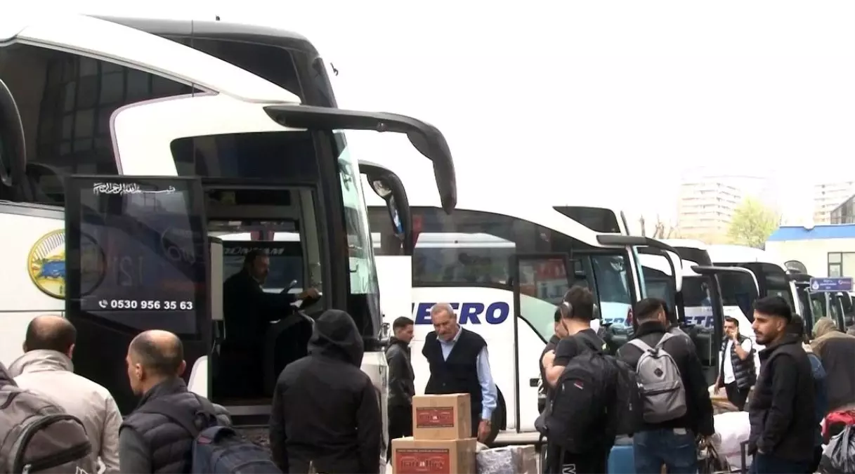 Büyük İstanbul Otogarı’nda bayram hareketliliği