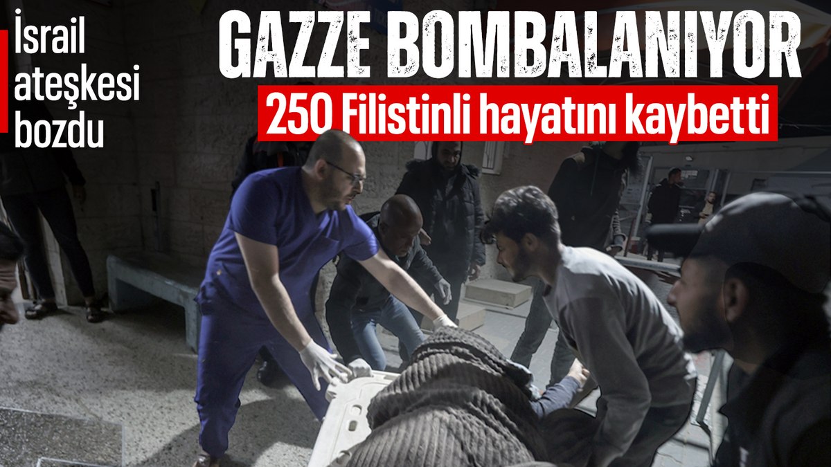 İsrail ateşkesi ihlal etti: Gazze’ye hava saldırıları düzenlendi