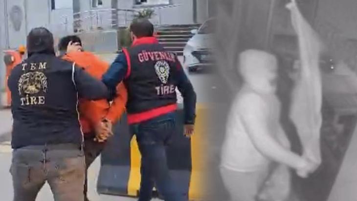 İzmir’de tepki çeken anlar! Asılı olan Türk bayrağını kopardı