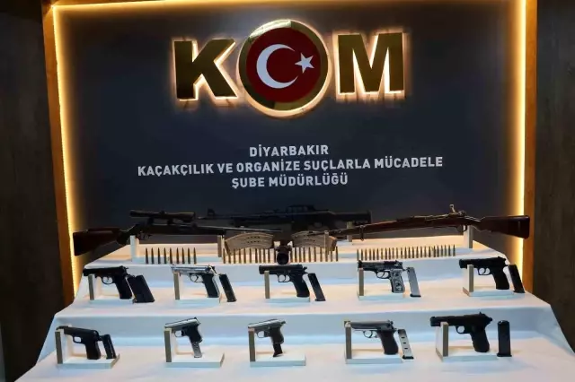 Diyarbakır ve Batman’da Silah Kaçakçılarına Operasyon: 17 Gözaltı
