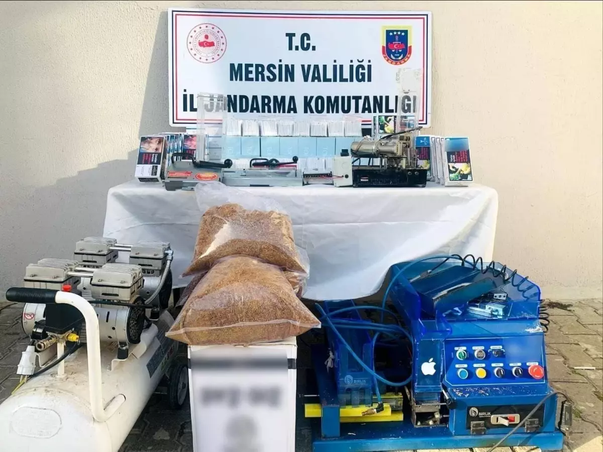 Mersin’de Kaçak Sigara Operasyonu
