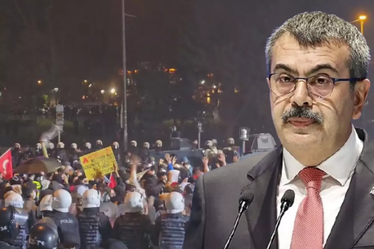 Milli Eğitim Bakanı Tekin: Eyleme katılan arkadaşlarımıza adli ve idari işlemleri başlatacağız