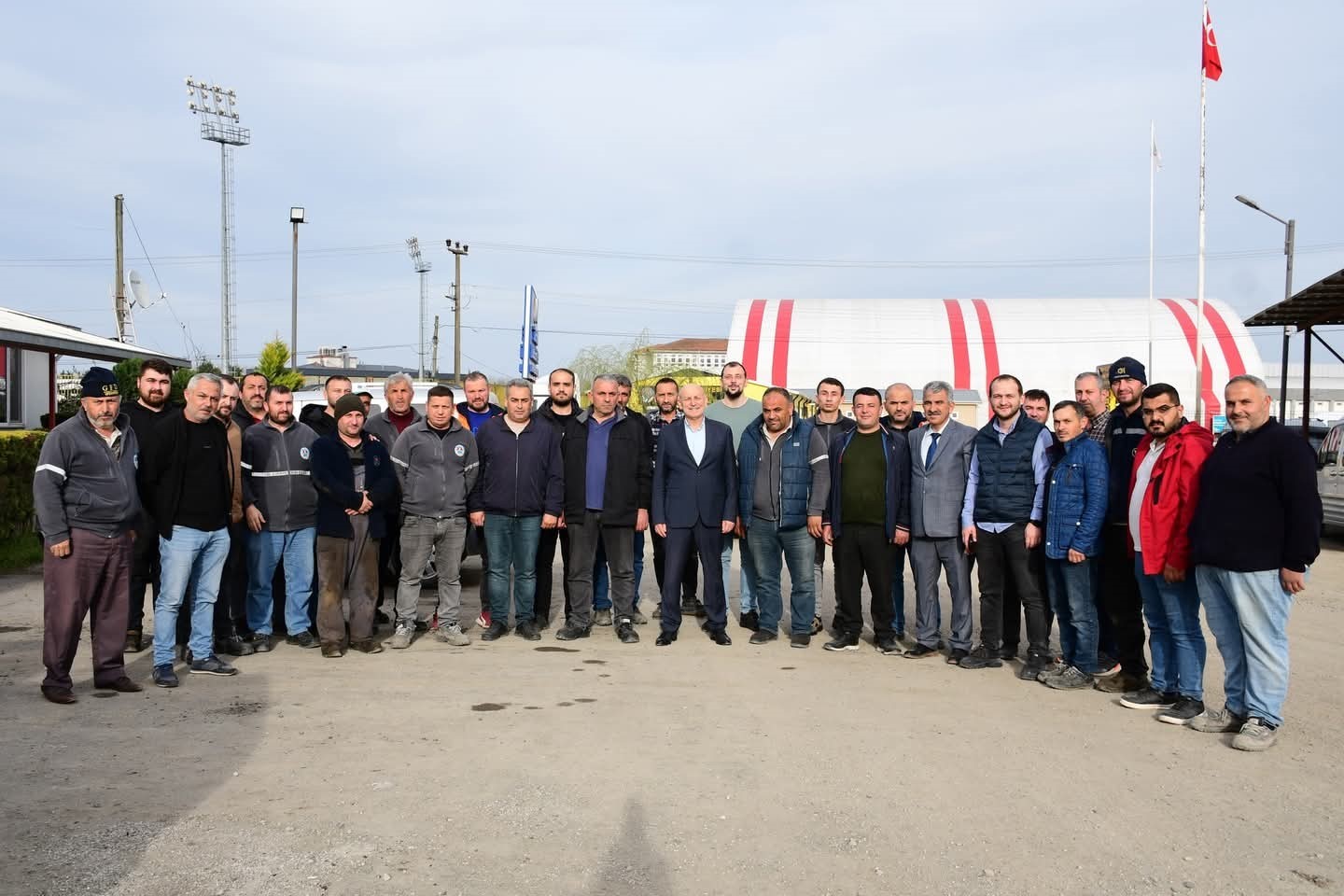 Başkan Şenol Kul, Bayram Öncesi Terme Belediyesi Çalışanlarıyla Bayramlaştı