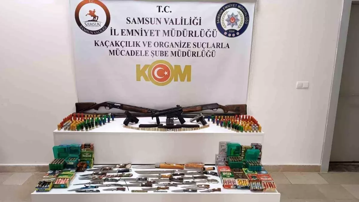 Samsun’da Silah Kaçakçılığı Operasyonu
