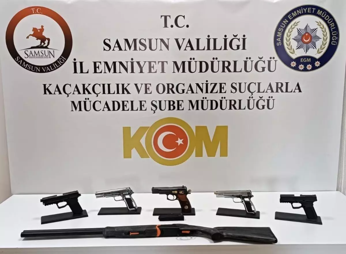 Samsun’da Silah Ticareti Operasyonu