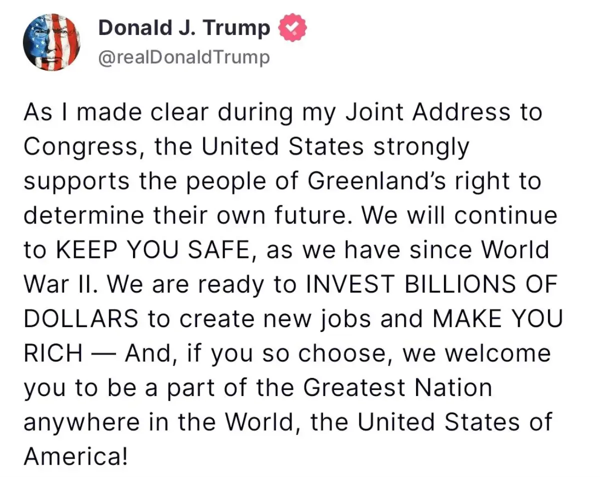 Trump’tan Grönland Çağrısı