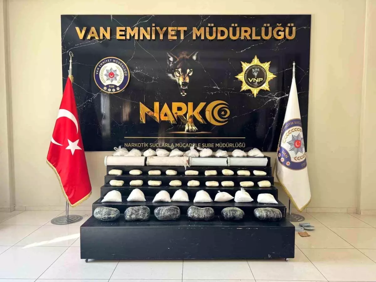 Van’da 49 Kilo Metamfetamin Ele Geçirildi