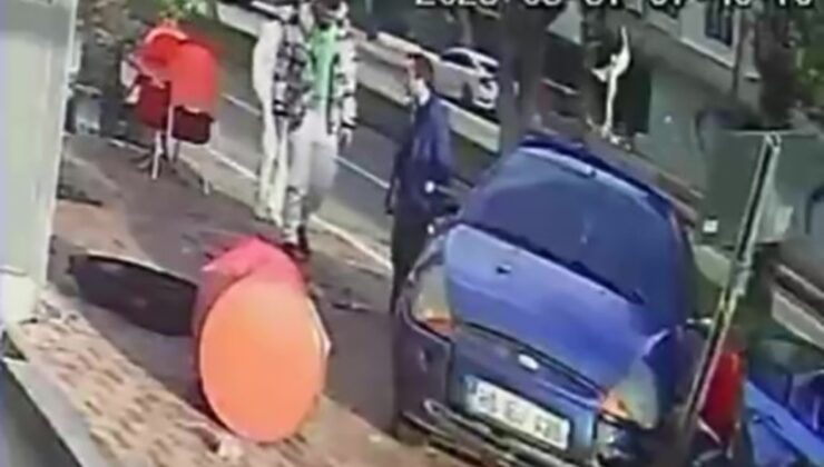 Antalya’da Lüks Araç Park Halindeki 7 Araca Çarptı, Sürücü Rahat Tavırlarıyla Dikkat Çekti