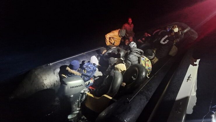 Ayvalık’ta Yasa Dışı Göçmen Operasyonu