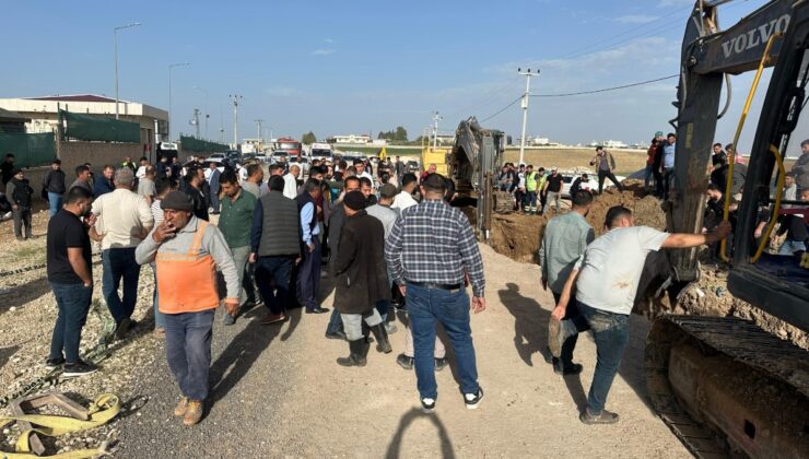 Şanlıurfa Ceylanpınar’da Göçük: 4 İşçi Toprak Altında Kaldı