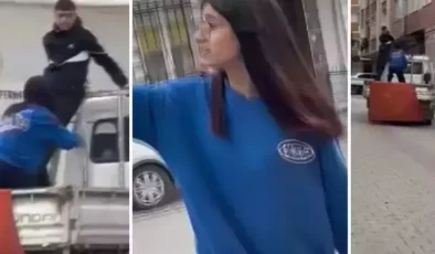 Genç Kızdan Palet Hırsızlarına Film Gibi Direniş