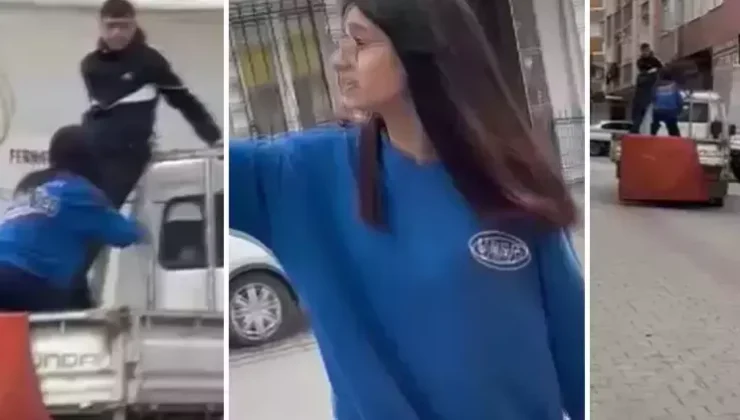 Genç Kızdan Palet Hırsızlarına Film Gibi Direniş