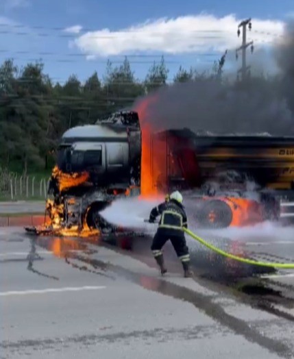 Kahramanmaraş kamyon yangını