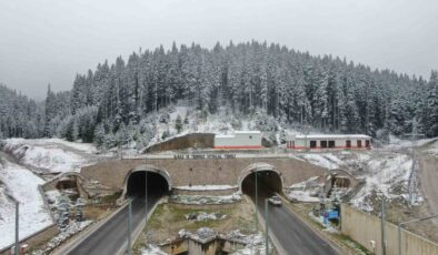 Kastamonu’da Kar Yağışı, Ilgaz Dağı’nı Beyaz Örtüyle Kapladı