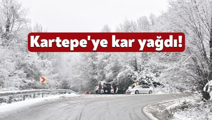 Kocaeli’nin Yüksek Kesimlerinde Kar Yağışı Etkili Oluyor