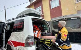 Paletli Ambulans Zorlu Koşullarda Yardıma Koştu