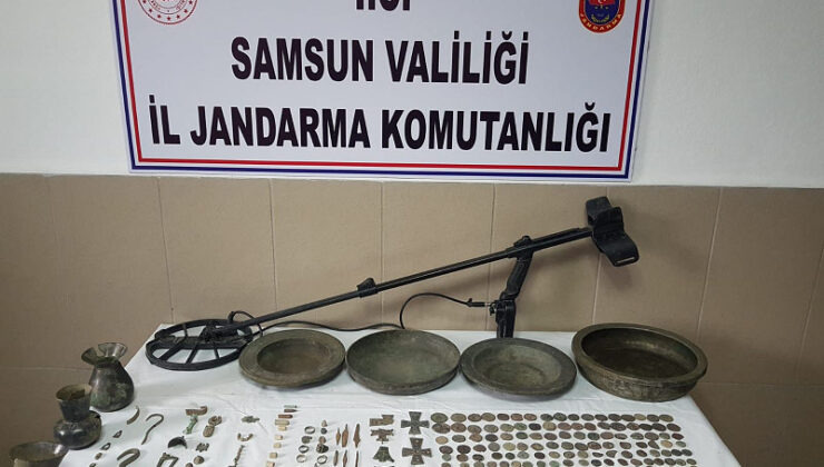 Samsun’da Jandarmadan Tarihi Eser Operasyonu