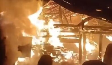 Yakılan Ateş Samanlıkta Yangına Neden Oldu