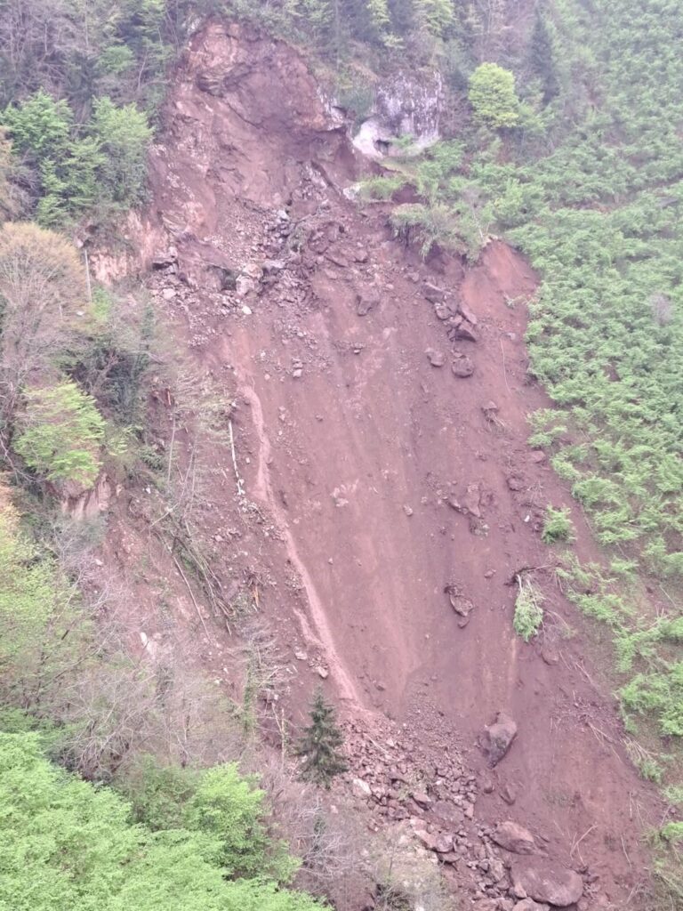 Trabzon Araklı heyelan