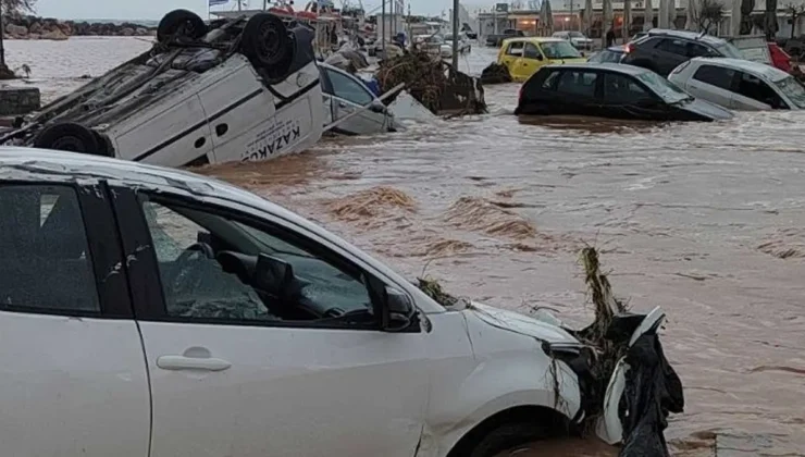 Yunanistan’da Paros ve Mikonos Adalarında Sel Felaketi