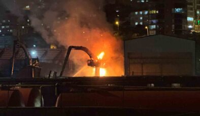 Zonguldak TTK Limanında Yangın