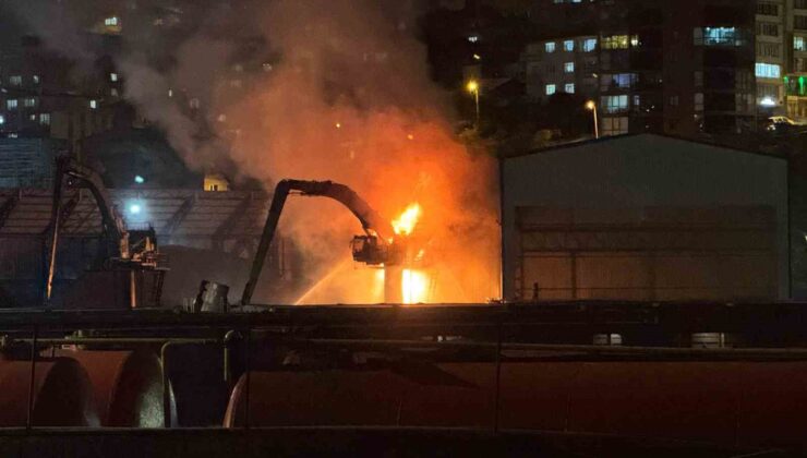 Zonguldak TTK Limanında Yangın